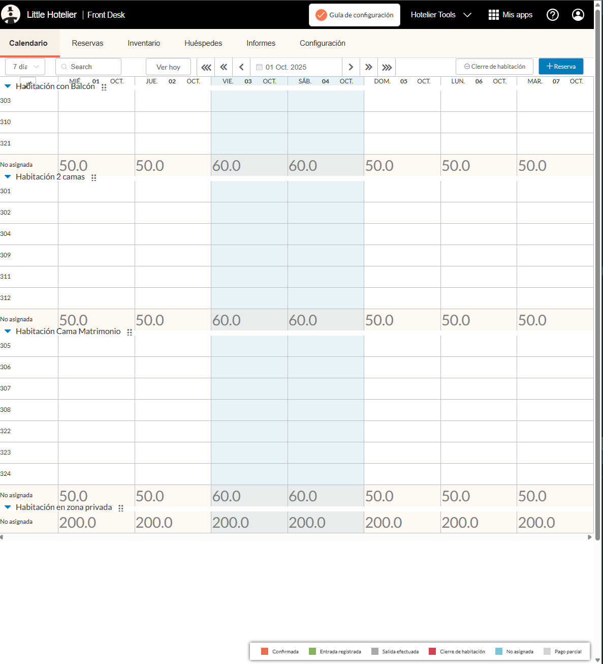 Compact Calendar UI: After